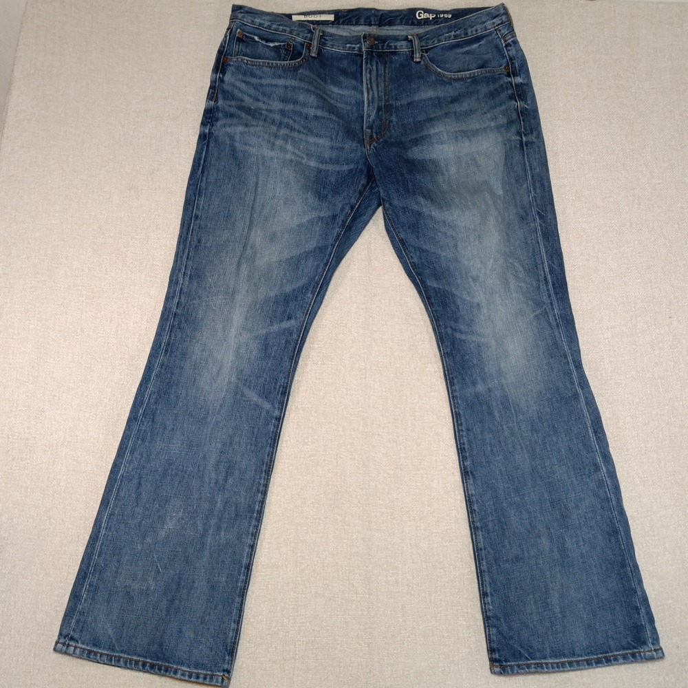 VTG Gap 1969 Bootcut Jeans Mens 38x32 Medium Wash Blue Denim Pants Skater Y2K